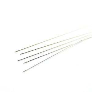Needle Bead needles EXTRA LONG No. 10 – 12 from Pony, 5 needles