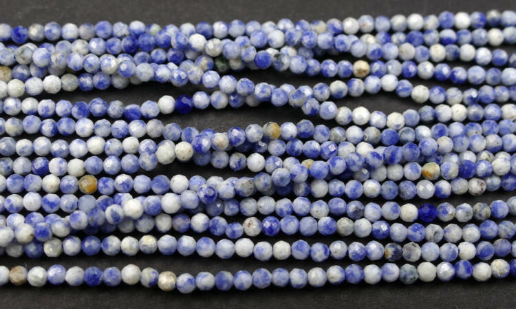 sodalite faceted 2-3mm