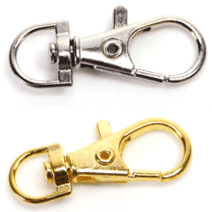 Carabiner clasp 35x13mm metal gold or silver