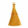 Tassel with gold lacing 75x10 mm color selection - gold