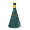 Tassel with gold lacing 75x10 mm color selection - dark green