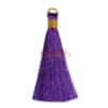 Tassel with gold lacing 75x10 mm color selection - purple