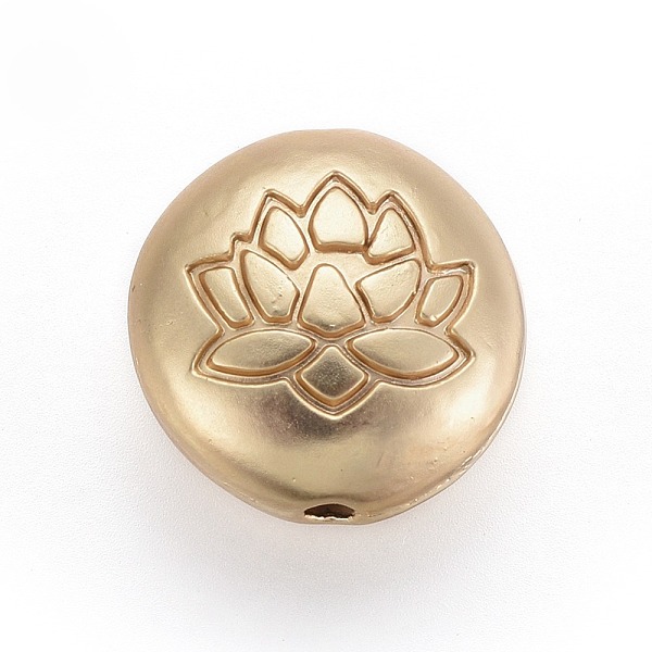 Metallperle Lotus gold