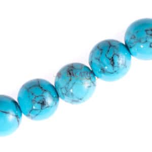 3Strands 4x4mm Mix Color Jewelry Howlite Turquoise Tube Gemstone Loose Beads 16" 