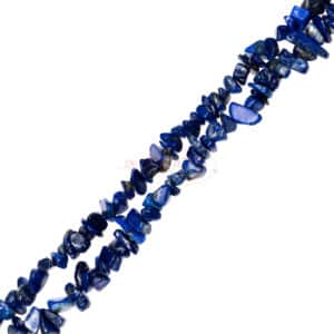 Éclats de lapis lazuli 5 x 8 mm, 1 fil
