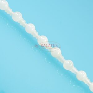 Guru beads jade white 2-piece 10mm, 1 x