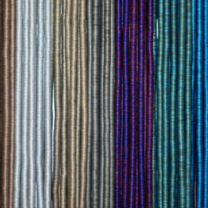 Dischi di ematite, selezione di colori opachi 4×1 e 6×1 mm, 1 filo