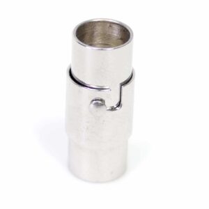 Magnetschraub-Verschluss Metall silber
