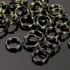 Split rings metal color selection Ø 4 - 8 mm 20 pieces - anthracite, 6mm