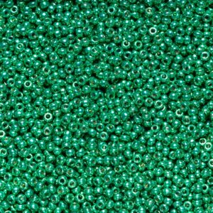 Miyuki Rocailles 11-5105 duracoat zincato verde menta scuro 9,9 g