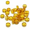 Perles de verre de Bohême facettées rondelle 8-14 mm choix de couleurs, 10 pièces - 8mm, orange