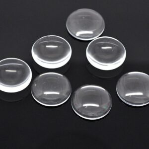 Glass cabochon crystal transparent size selection