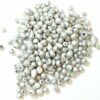 Mix di dimensioni delle perle di vetro argento