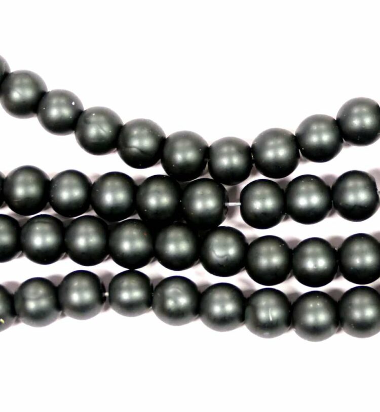 Perle di vetro-opaco-gra