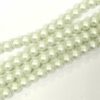 Sfera di perle di vetro opache 4 - 8 mm selezione colore, 1 capo 1 - bianca, 10mm