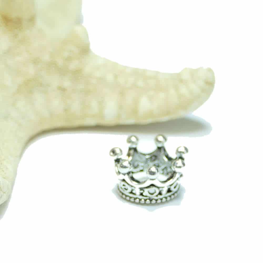 Module de perle à grand trou Couronne de perle - BACATUS Die Perlerie