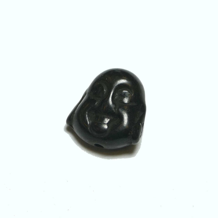 Perles de pierre-Bouddha-mini-noir
