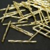 bugle beads pearls -gold