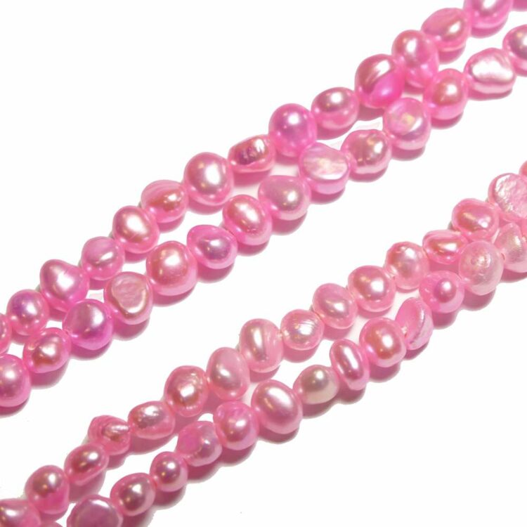 Perles d'eau douce_Nuggets_pink