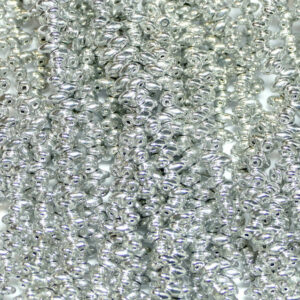 SuperDuo Beads Twin 2,5×5 mm Crystal Full Labrador (01), 1 Strang