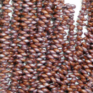 SuperDuo Beads Twin 2,5 × 5 mm Opaco Chocolate Nebula Mat (31), 1 filo