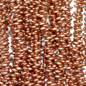 SuperDuo Beads Twin 2.5×5 mm Crystal Bronze Vintage (81), 1 fil