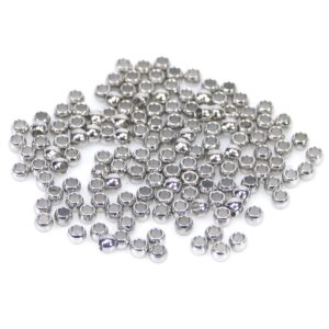 Crimps made of stainless steel 20 pieces – 2mm