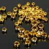Quetschperlen Crimps Metall Farbauswahl 100 Stück - 1,5mm, gold