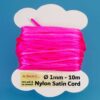 Nylon Satin Cord Ø 1 mm 10m (0,22€/m) - pink
