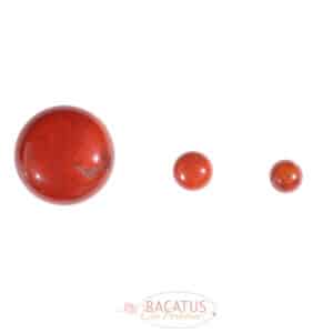 Cabochon di diaspro in pietra rossa 8 – 30 mm, 1 pezzo