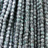 Picasso glass beads green