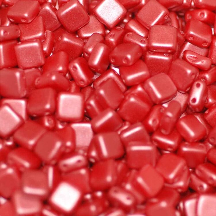 Squarebeads red