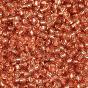 Miyuki Rocailles 6-4262 duracoat silverlined dyed rose copper 9,9g