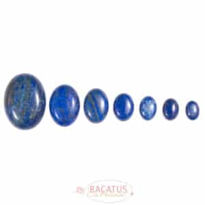 Cabochon ovale en lapis lazuli 18 et 25 mm, 1 pièce