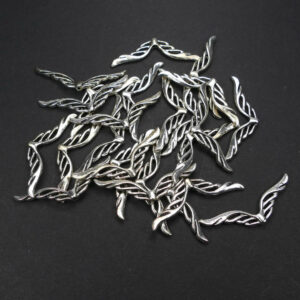 Metal beads wings 40×12 mm, 3 pieces