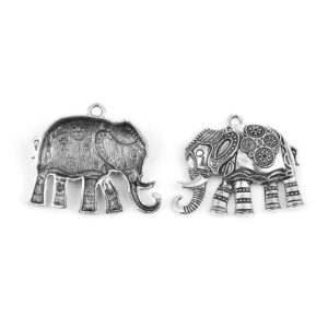 Metallanhänger Elefant 59×48 mm