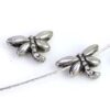 Metal pendant dragonfly size selection, 2 pieces - 8mm