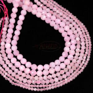 Howlith Perle Kugel glanz rosa 4-12 mm 1 Strang #4148 BACATUS Edelstein 