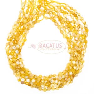Opal Fancy faceted yellow size selection, 1 strand