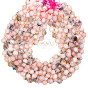 Opal Fancy faceted pink size selection, 1 strand
