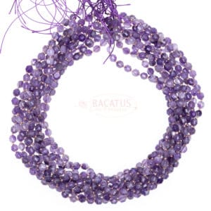 Amethyst Fancy faceted purple size selection, 1 strand