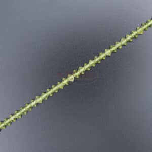 Peridot Bicone faceted green approx 4x4mm, 1 strand