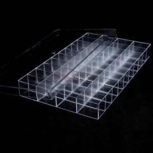 Sorting box pearl box with 20 compartments 35.5x21x4cm