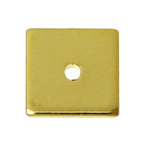Metallperle Spacer Quadrat Farbauswahl 6 und 8 mm, 5 Stück