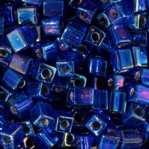 Miyuki Cube SB-1020 cobalt argenté AB 5g