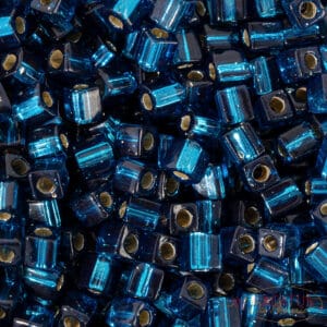 Miyuki Cube SB-1425 silverlined blue zircon 5g