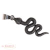 Stainless steel pendant snake 60x20 mm
