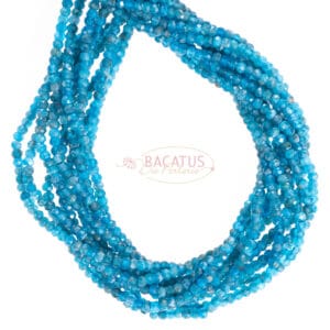Apatite Rondelle faceted approx. 2x3mm, 1 strand