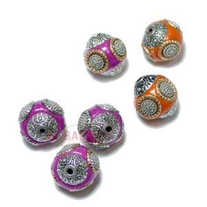 Indonesische Perle rund ca. 15 mm – 3 Farben 1x