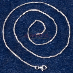 Schlangenkette mit Verschluss 925 Silber 0,7 mm 45cm